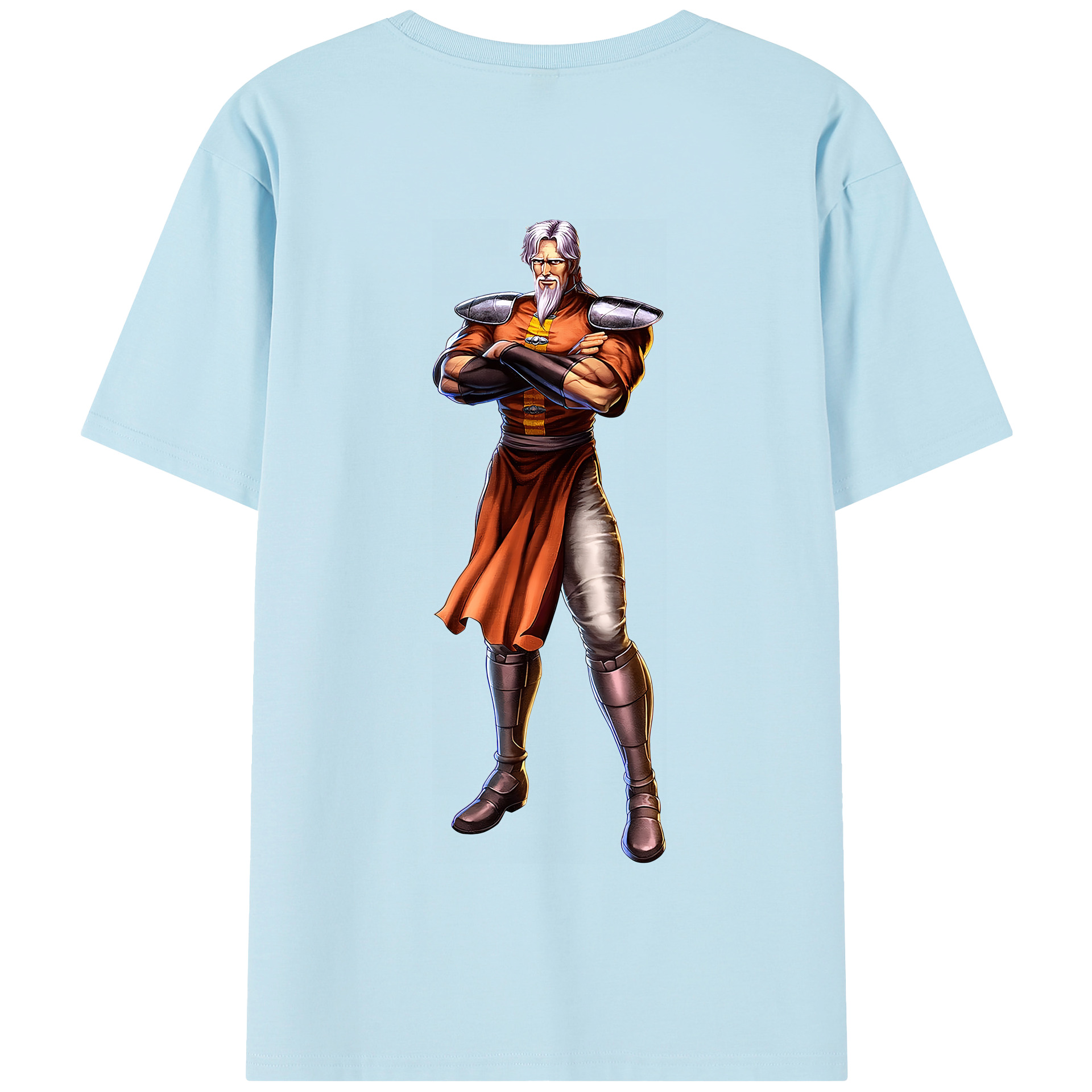 （画像用） 北斗の拳 Fist of the North Star 綿100％半袖Tシャツ（背面プリント）